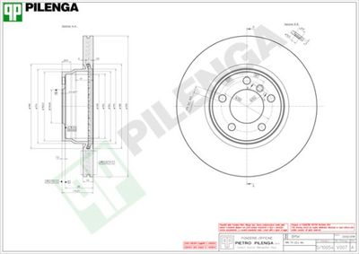 V007 PILENGA Тормозной диск