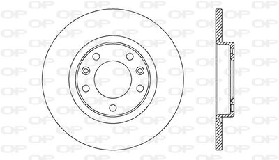 BDA274310 OPEN PARTS Тормозной диск