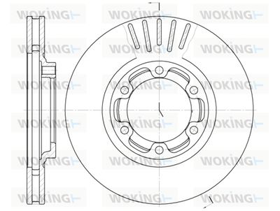 D6108310 WOKING Тормозной диск