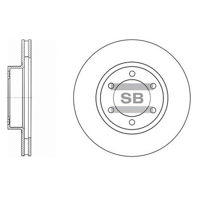 SD4004 Hi-Q Тормозной диск