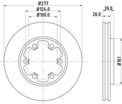 PCD15252 DON Тормозной диск