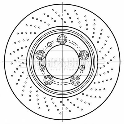 BBD6064S BORG & BECK Тормозной диск