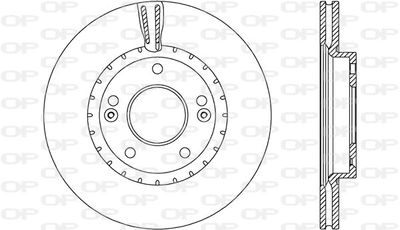 BDA260320 OPEN PARTS Тормозной диск