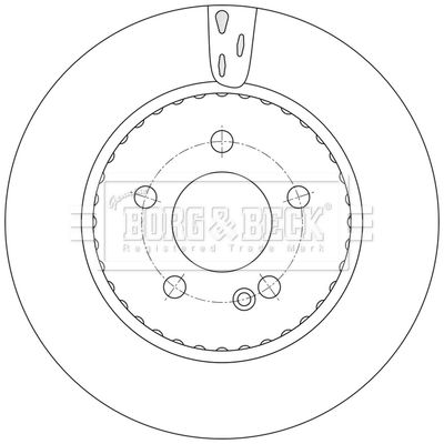 BBD7021S BORG & BECK Тормозной диск