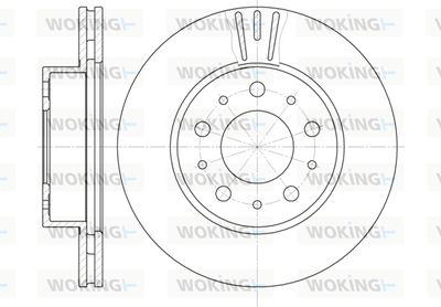 D623110 WOKING Тормозной диск