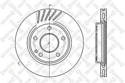 60203346VSX STELLOX Тормозной диск