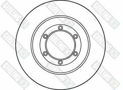 6027951 GIRLING Тормозной диск