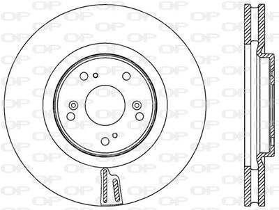 BDR255520 OPEN PARTS Тормозной диск