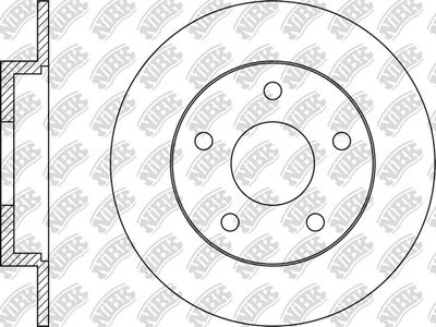 RN1565 NiBK Тормозной диск
