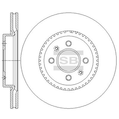 SD2043 Hi-Q Тормозной диск