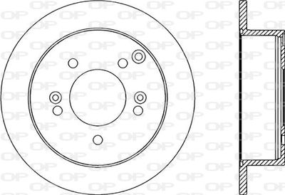 BDR218210 OPEN PARTS Тормозной диск