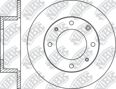 RN1158 NiBK Тормозной диск