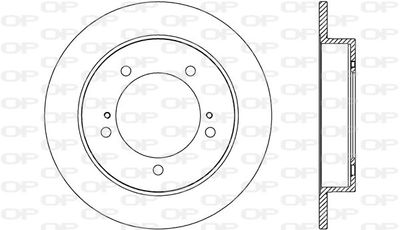 BDA270710 OPEN PARTS Тормозной диск