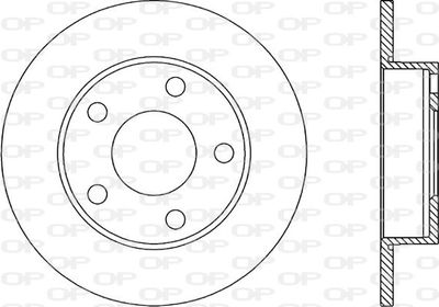 BDR103010 OPEN PARTS Тормозной диск