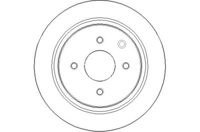 NBD1711 NATIONAL Тормозной диск