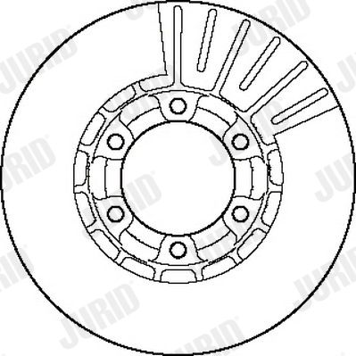 561581J JURID Тормозной диск
