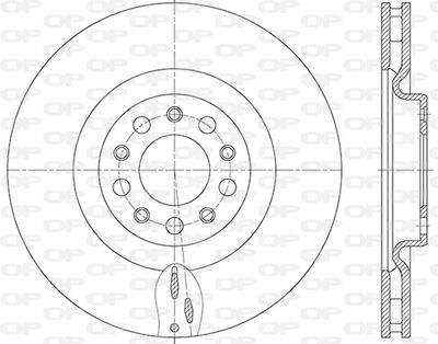 BDR285220 OPEN PARTS Тормозной диск