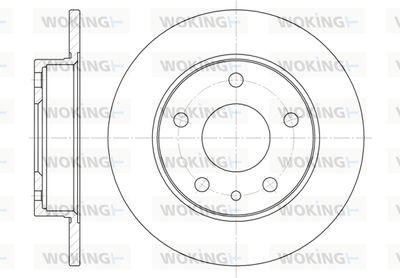 D651600 WOKING Тормозной диск