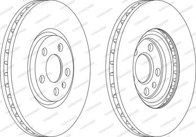 WGR11651 WAGNER Тормозной диск