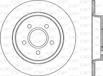 BDR203010 OPEN PARTS Тормозной диск