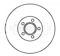 BBD5880S BORG & BECK Тормозной диск