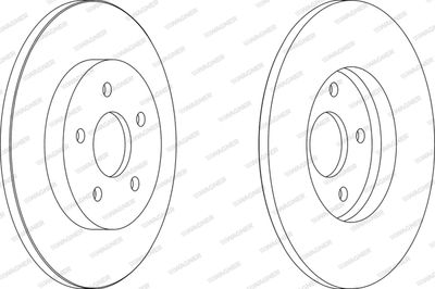 WGR11261 WAGNER Тормозной диск