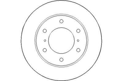 NBD1558 NATIONAL Тормозной диск