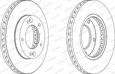 WGR12901 WAGNER Тормозной диск