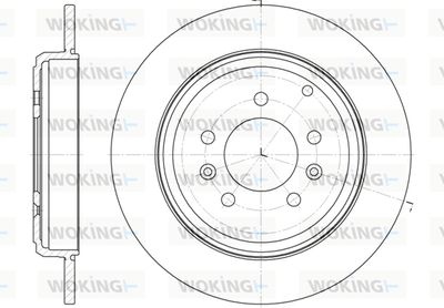 D633000 WOKING Тормозной диск