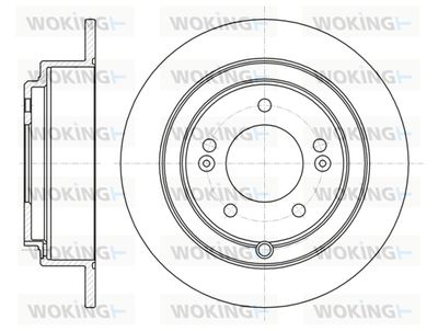 D6127600 WOKING Тормозной диск