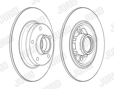 562732J1 JURID Тормозной диск