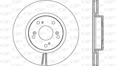 BDA268620 OPEN PARTS Тормозной диск