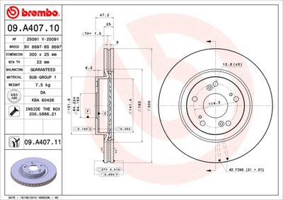 BS8697 BRECO Тормозной диск