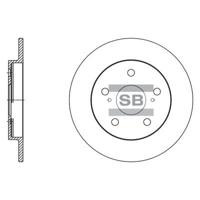 SD4616 Hi-Q Тормозной диск