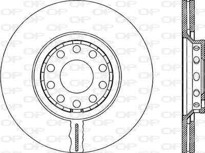 BDR192420 OPEN PARTS Тормозной диск