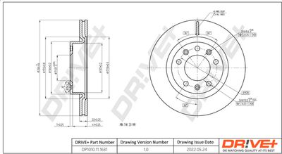 DP1010111631 Dr!ve+ Тормозной диск