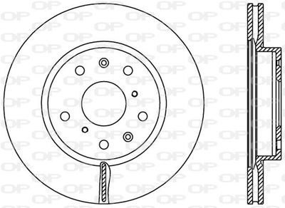 BDA236720 OPEN PARTS Тормозной диск