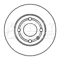 KBD4225 KEY PARTS Тормозной диск