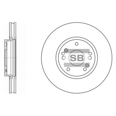 SD1062 Hi-Q Тормозной диск