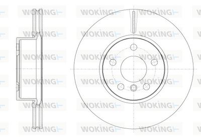 D6255010 WOKING Тормозной диск