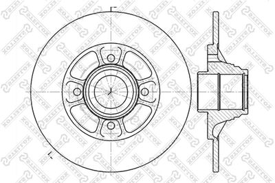 60203918SX STELLOX Тормозной диск