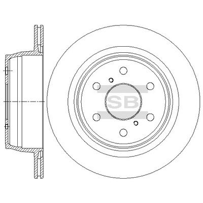 SD5520 Hi-Q Тормозной диск
