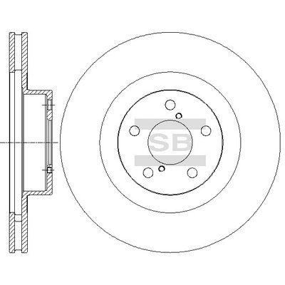 SD4701 Hi-Q Тормозной диск