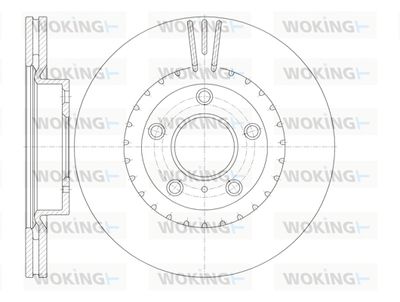 D6172210 WOKING Тормозной диск