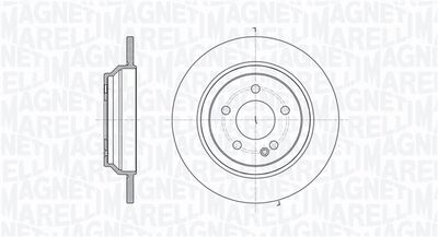 361302040715 MAGNETI MARELLI Тормозной диск