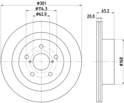 ND1139K NISSHINBO Тормозной диск