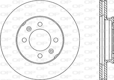 BDR105120 OPEN PARTS Тормозной диск