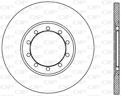 BDA243610 OPEN PARTS Тормозной диск