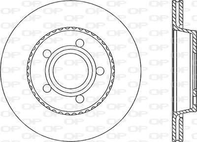 BDR102920 OPEN PARTS Тормозной диск