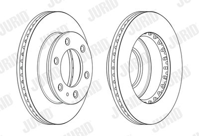 563113JC JURID Тормозной диск